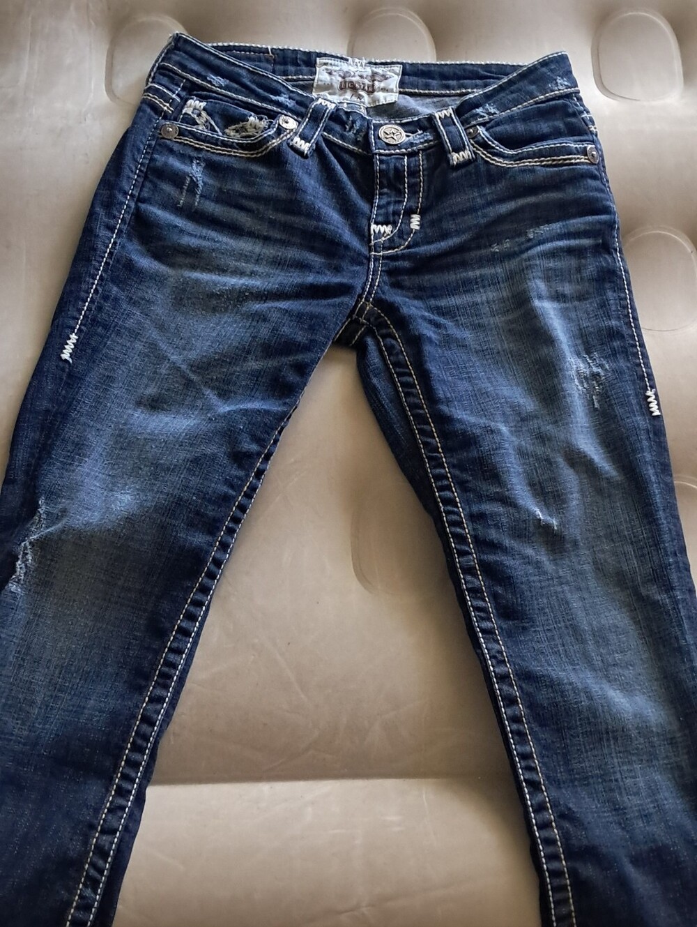(75) womens Big Star Capri Jeans Size 25